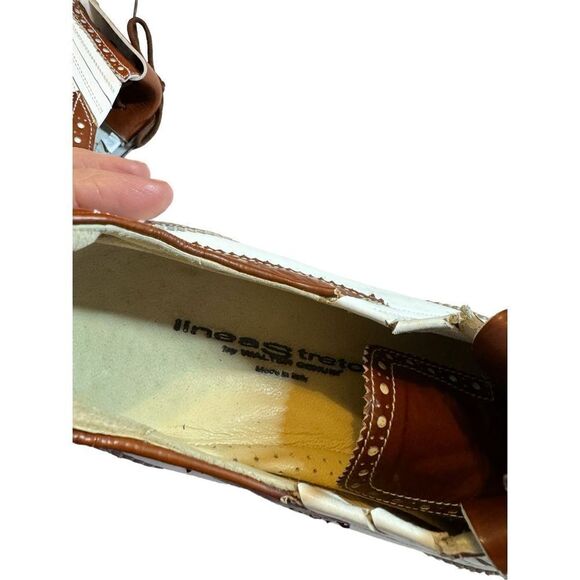 Walter Genuin - Chloe golf shoes made in Italy brown and white sz 6 - Picture 5 of 6